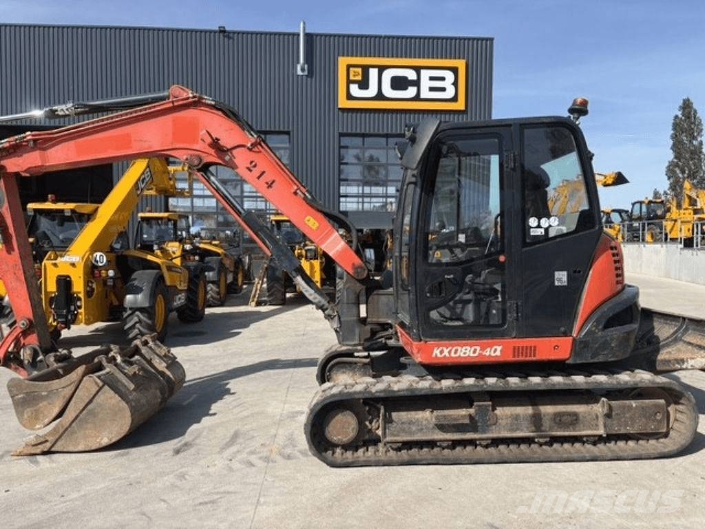 Kubota KX 080-4 Midikaivukoneet 7t - 12t