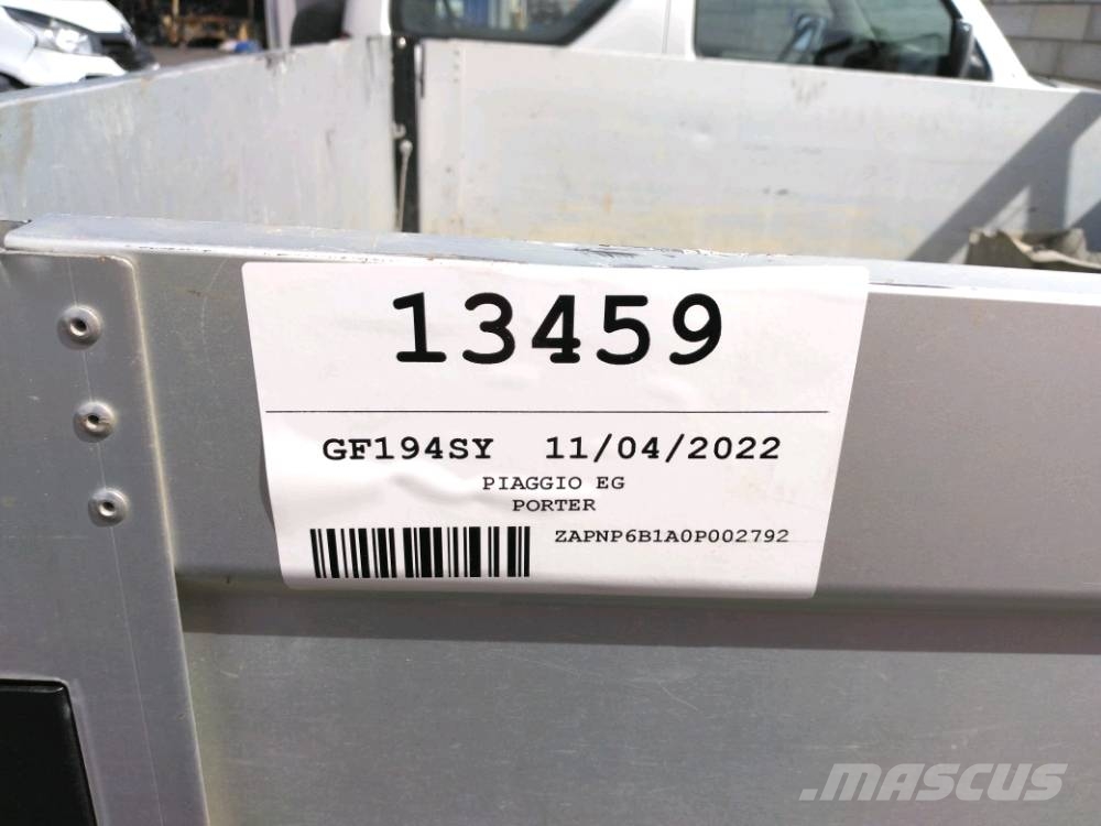Piaggio Porter Caja abierta/laterales abatibles