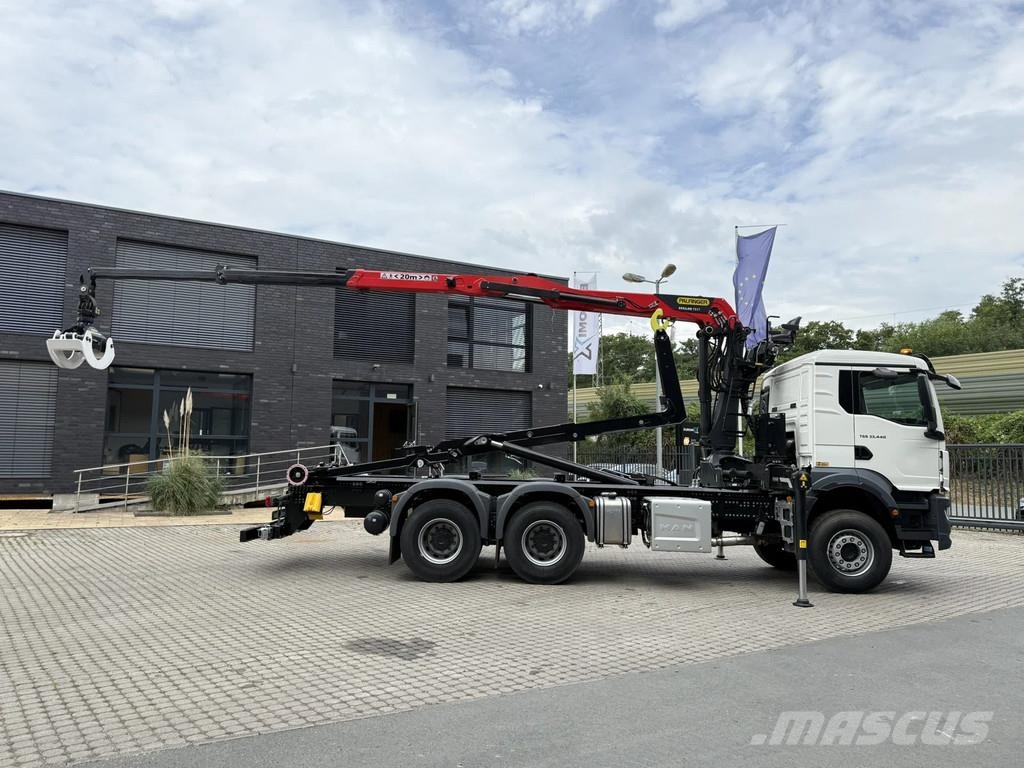 MAN TGS 33.440 MAN TGS 33.440 6x4 Epsilon 170Z MultiLi شاحنات الرافعات الخطافية