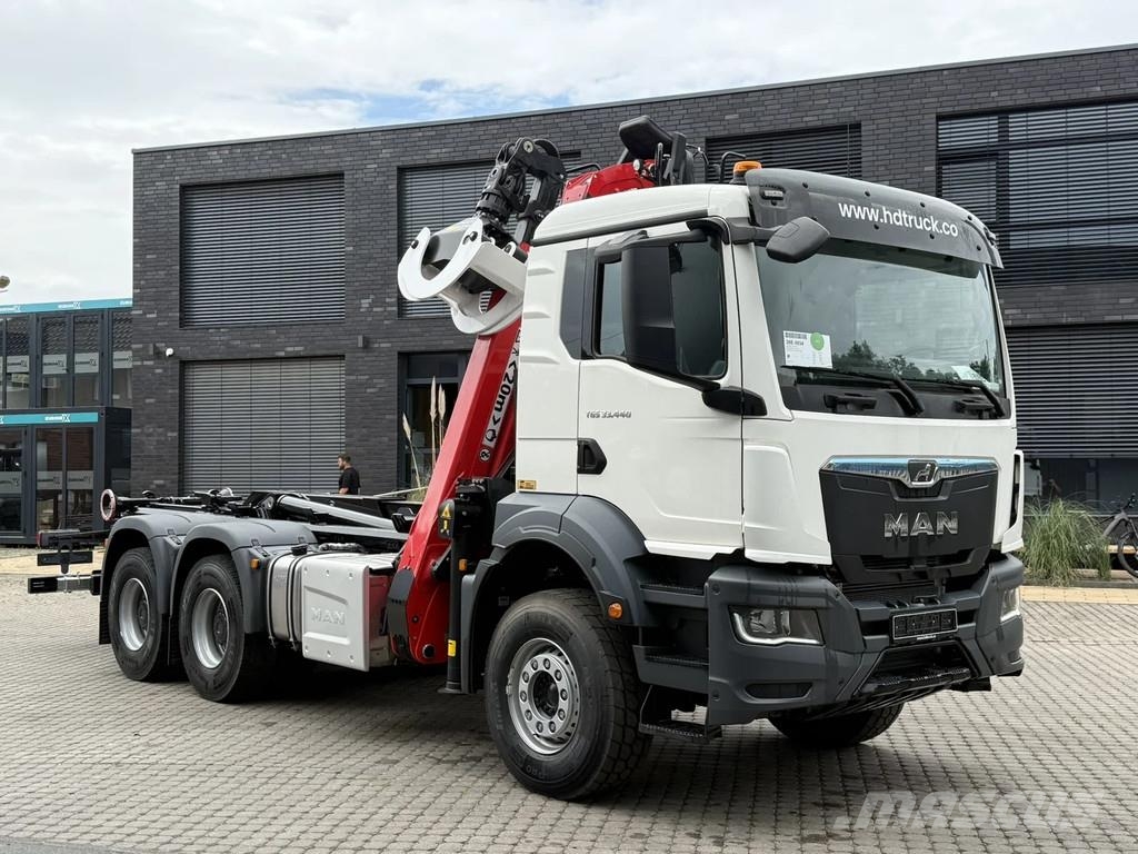 MAN TGS 33.440 MAN TGS 33.440 6x4 Epsilon 170Z MultiLi شاحنات الرافعات الخطافية