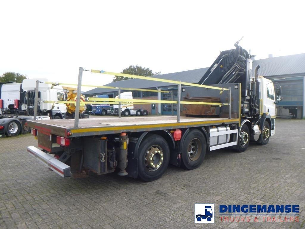 DAF CF 85.410 8X2 RHD + Hiab XS855 EP6 Hipro A/T 크레인