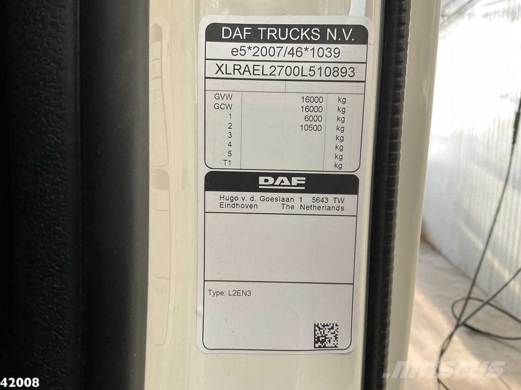 DAF FA LF 230 Johnston VT 650 清掃車