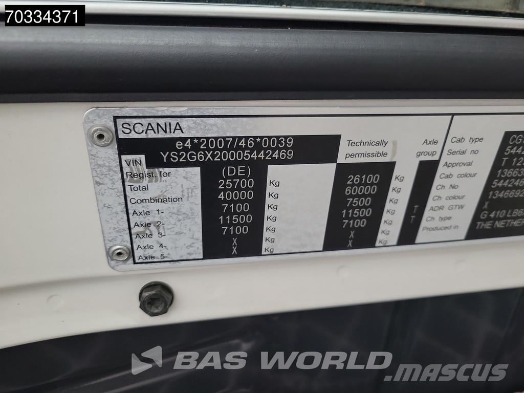 Scania G410 6X2 BROKEN ENGINE! NOT DRIVEABLE Frigoblock F شاحنات بدرجة حرارة قابلة للضبط