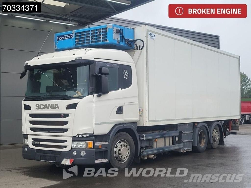 Scania G410 6X2 BROKEN ENGINE! NOT DRIVEABLE Frigoblock F Kylmä-/Lämpökori kuorma-autot