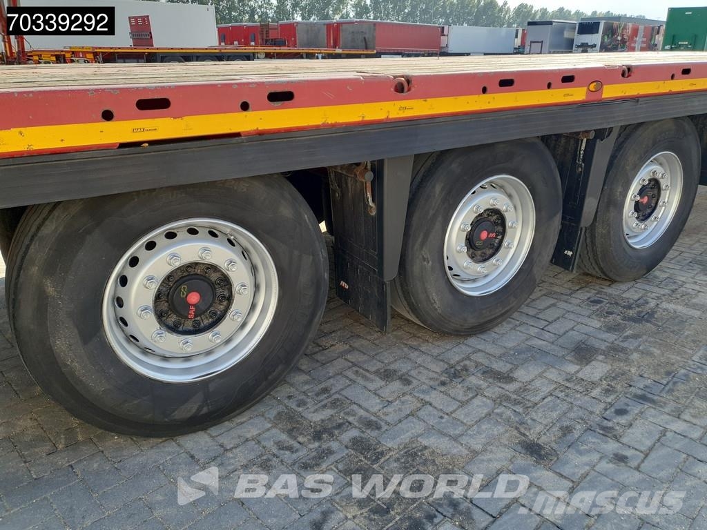 Faymonville F-S43-1AAF 3 axles Extendable Lift + Steering Axle Platós / Ponyvás félpótkocsik