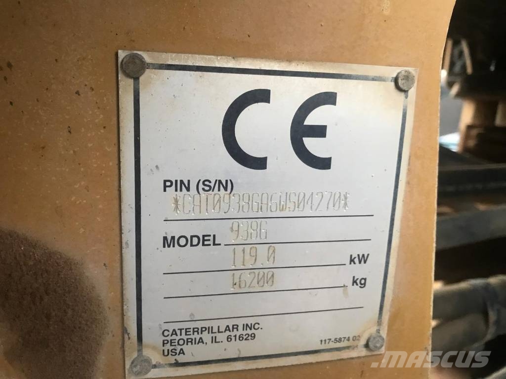 CAT 938 G Chargeuse sur pneus