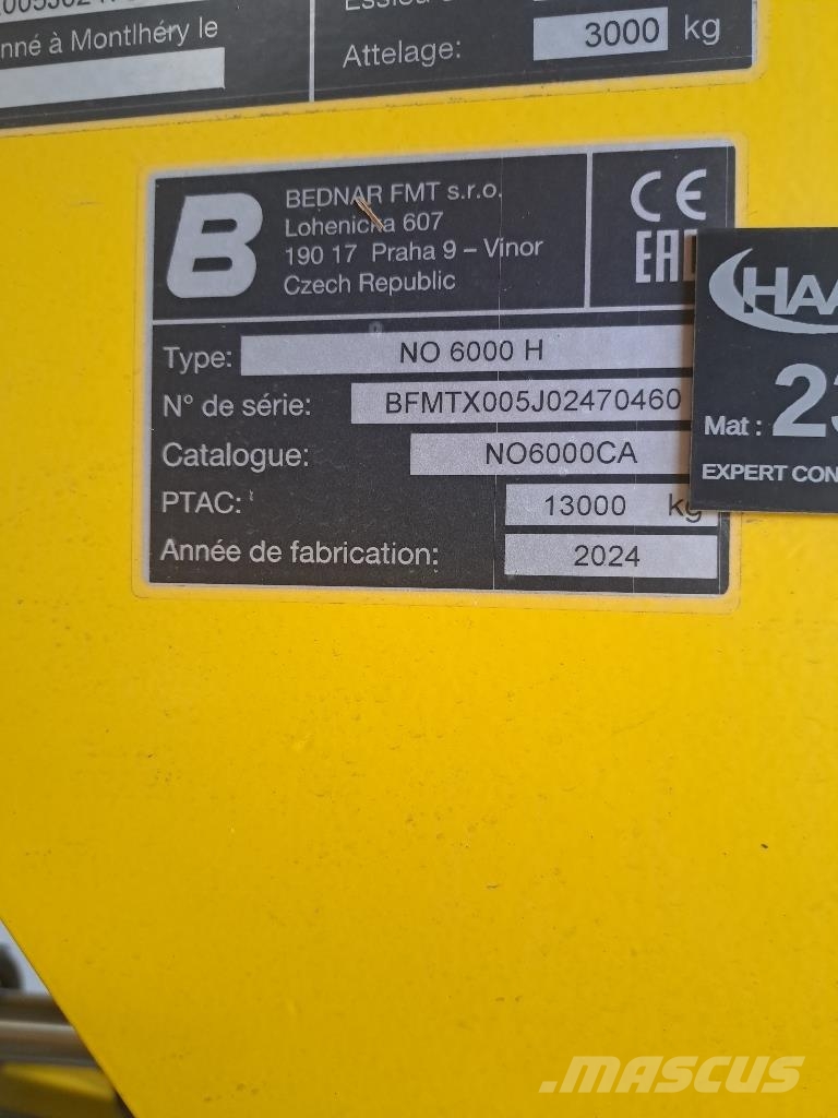 Bednar Directo NO 6000 H Perforadoras combinadas