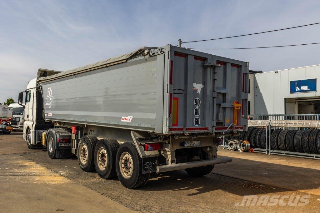 Benalu C3910 -30m3+ BACHE CRAMARO Kippipuoliperävaunut
