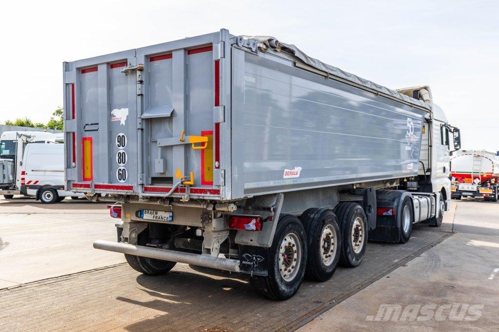Benalu C3910 -30m3+ BACHE CRAMARO Damperli çekiciler