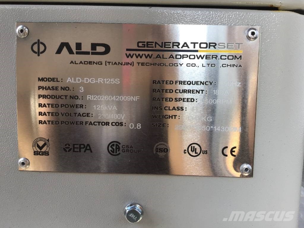  ALD R125S Diesel generatoren
