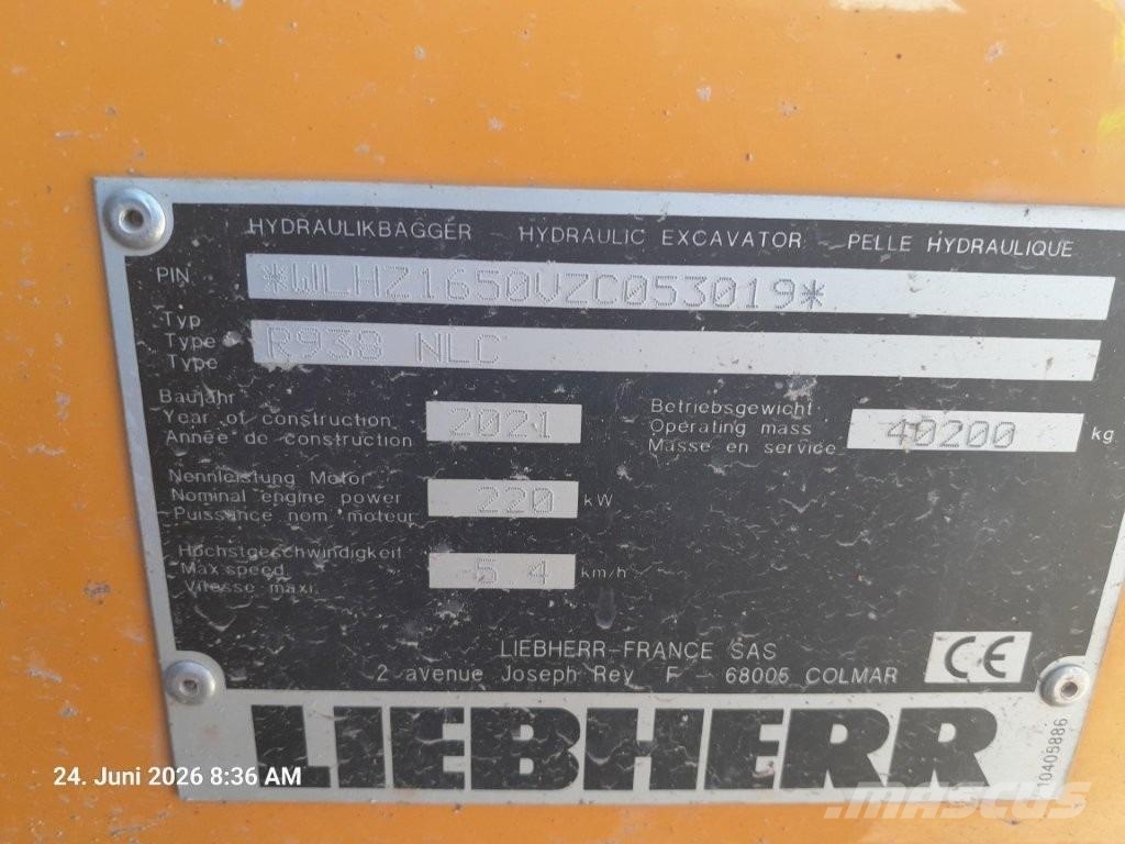 Liebherr R938 Raupenbagger