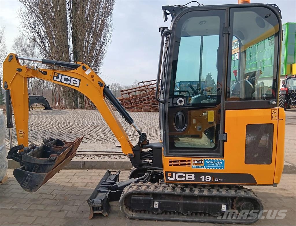 JCB Minikoparka 19C-1 Mini ekskavatoriai < 7 t