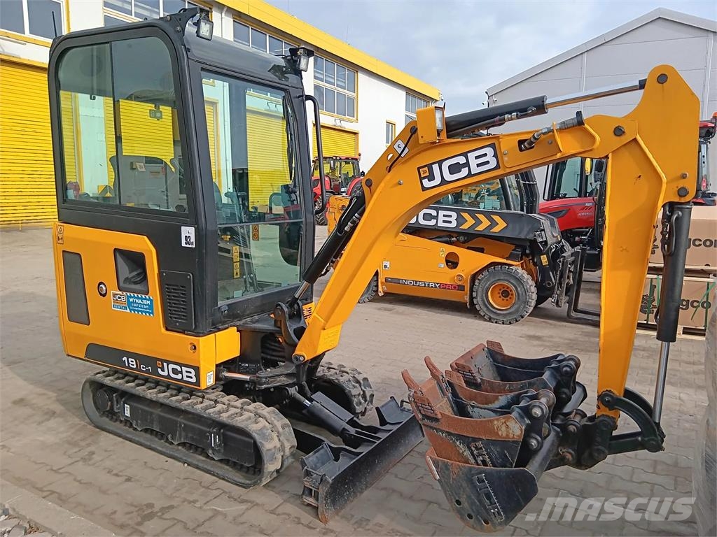 JCB Minikoparka 19C-1 Mini ekskavatoriai < 7 t