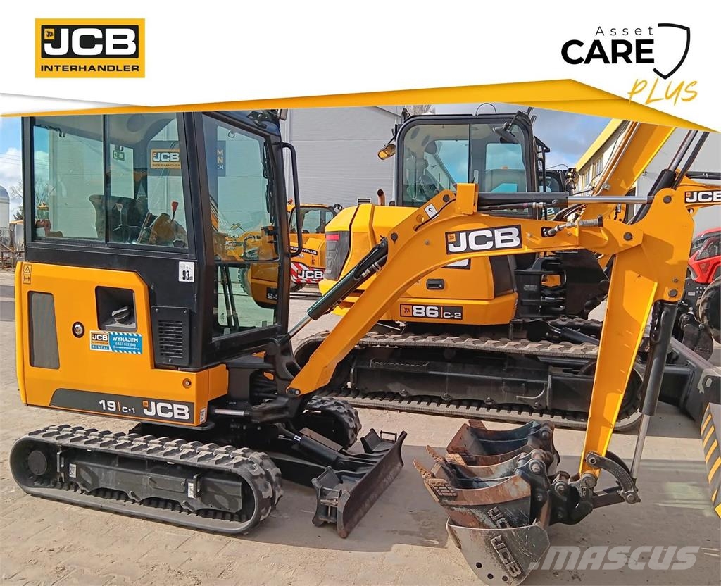 JCB Minikoparka 19C-1 Mini ekskavatoriai < 7 t