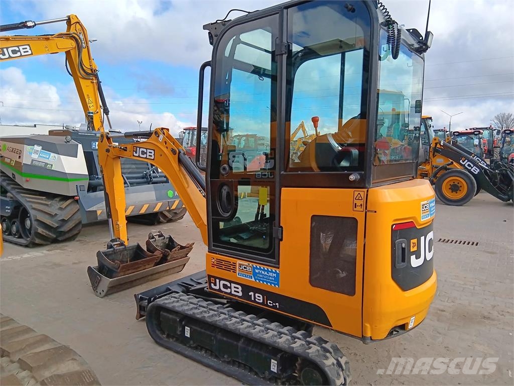 JCB Minikoparka 19C-1 Mini ekskavatoriai < 7 t