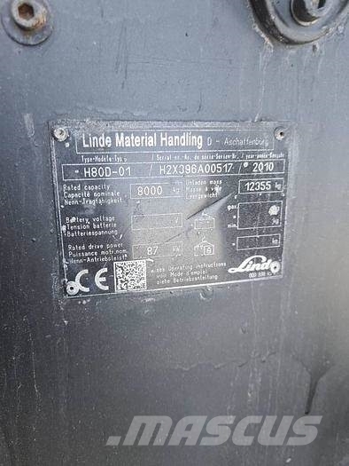 Linde H80d-01 diesel heftruck capacteit 8000kg Carrelli elevatori-Altro