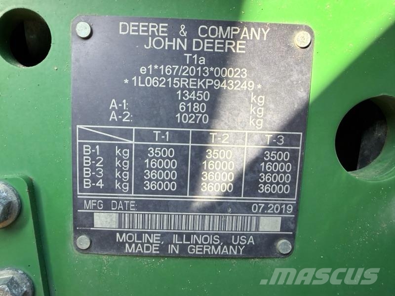 John Deere 6215R Lantbruk - Övrigt