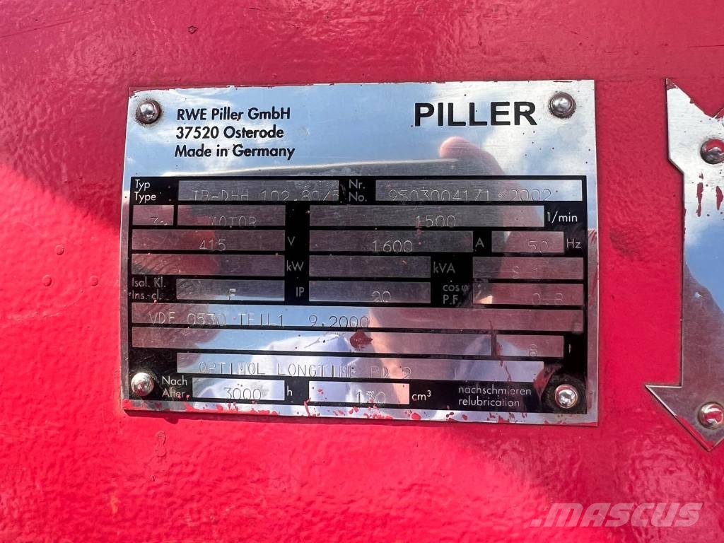  Piller 1100 KVA Gensets Diesel Generatorer