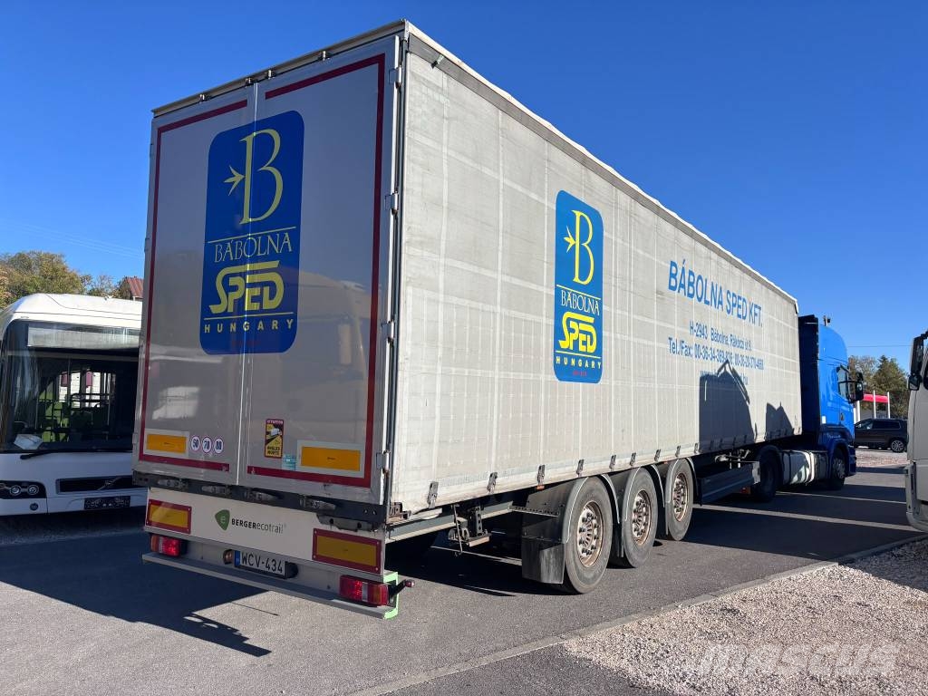Berger SAPL 24 LT MULTIPLE UNITS AVAILABLE Elhúzható ponyvás félpótkocsik