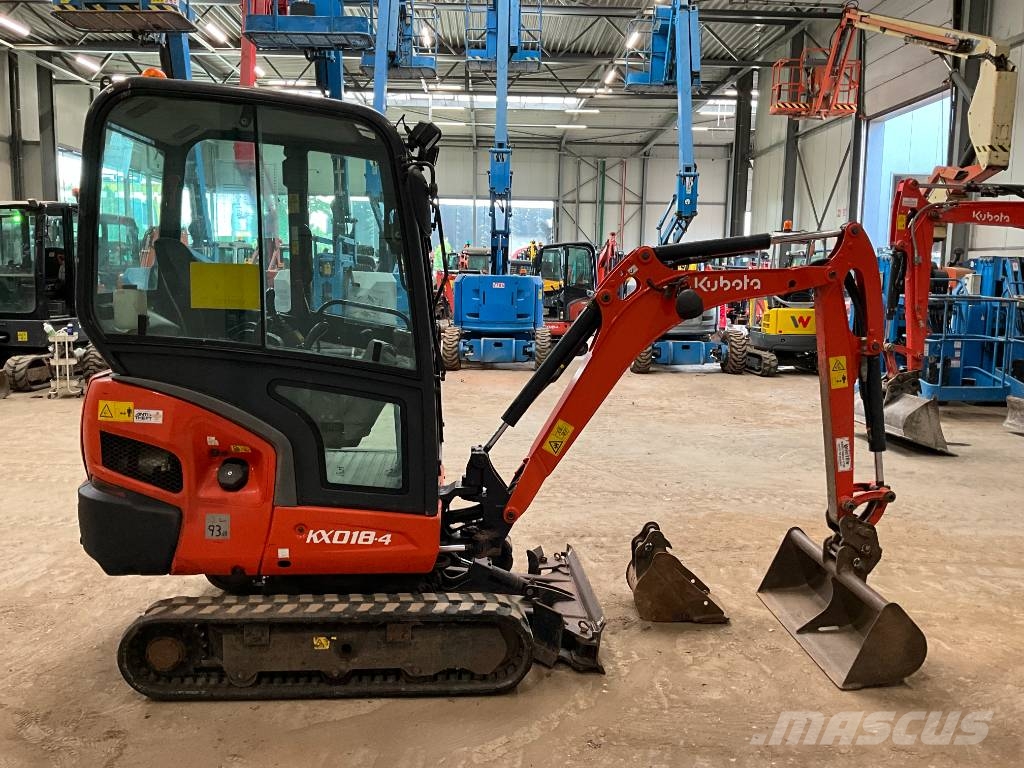 Kubota KX 018-4 Minigraafmachines < 7t
