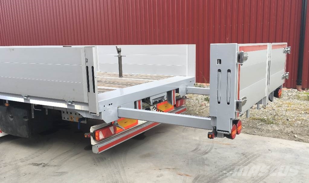 Fruehauf Flak Kärra, Bodkärra Причепи-платформи/бокове розвантаження