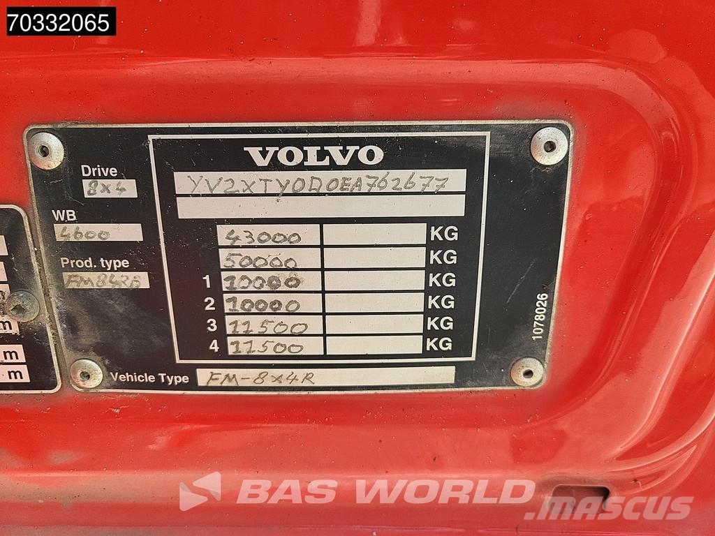 Volvo FMX 460 FMX 8X4 NL-Truck 30 tons AJK containersyst Φορτηγά ανατροπή με γάντζο