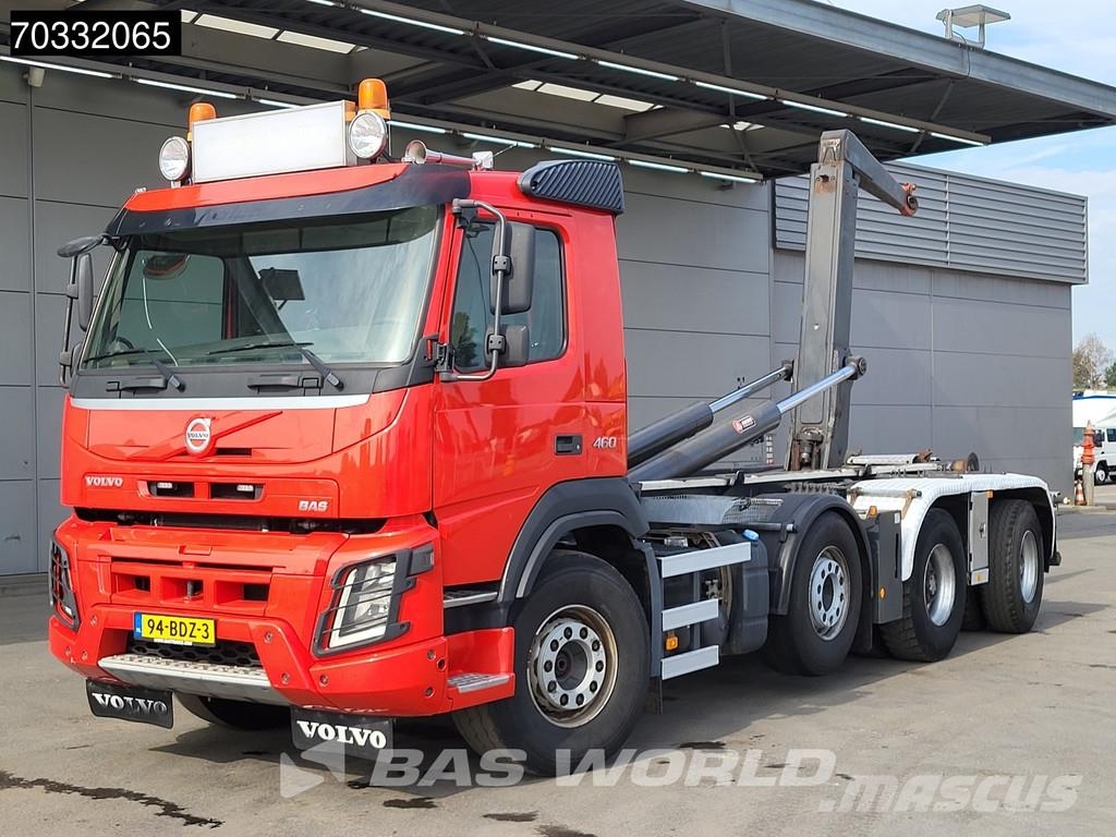 Volvo FMX 460 FMX 8X4 NL-Truck 30 tons AJK containersyst Φορτηγά ανατροπή με γάντζο