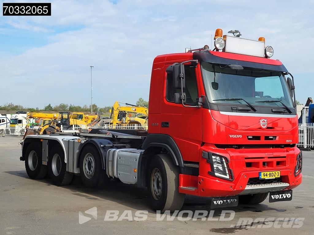 Volvo FMX 460 FMX 8X4 NL-Truck 30 tons AJK containersyst Φορτηγά ανατροπή με γάντζο