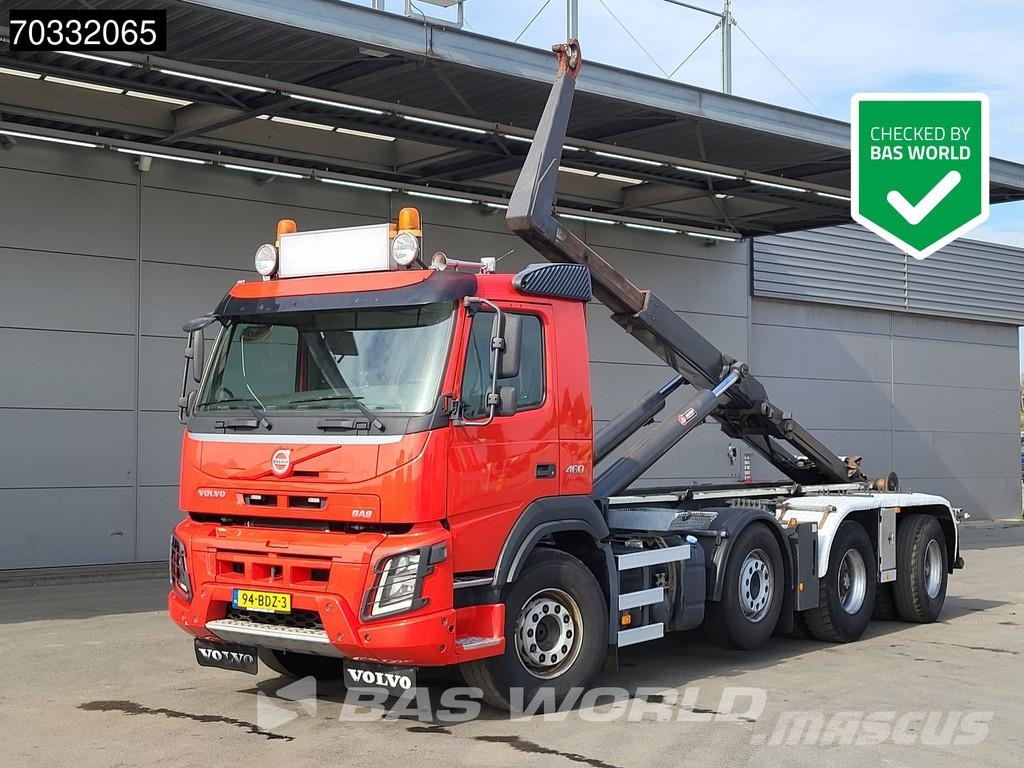 Volvo FMX 460 FMX 8X4 NL-Truck 30 tons AJK containersyst Φορτηγά ανατροπή με γάντζο