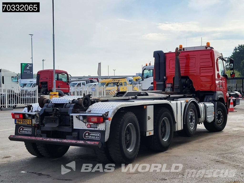Volvo FMX 460 FMX 8X4 NL-Truck 30 tons AJK containersyst Φορτηγά ανατροπή με γάντζο