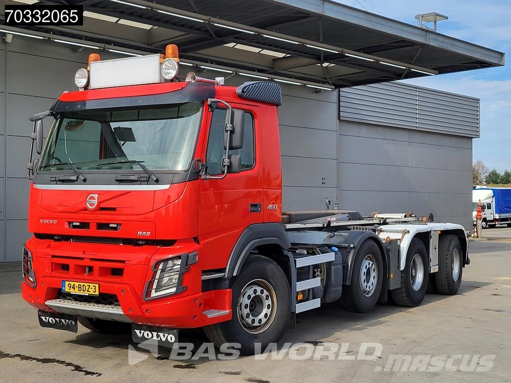 Volvo FMX 460 FMX 8X4 NL-Truck 30 tons AJK containersyst Φορτηγά ανατροπή με γάντζο