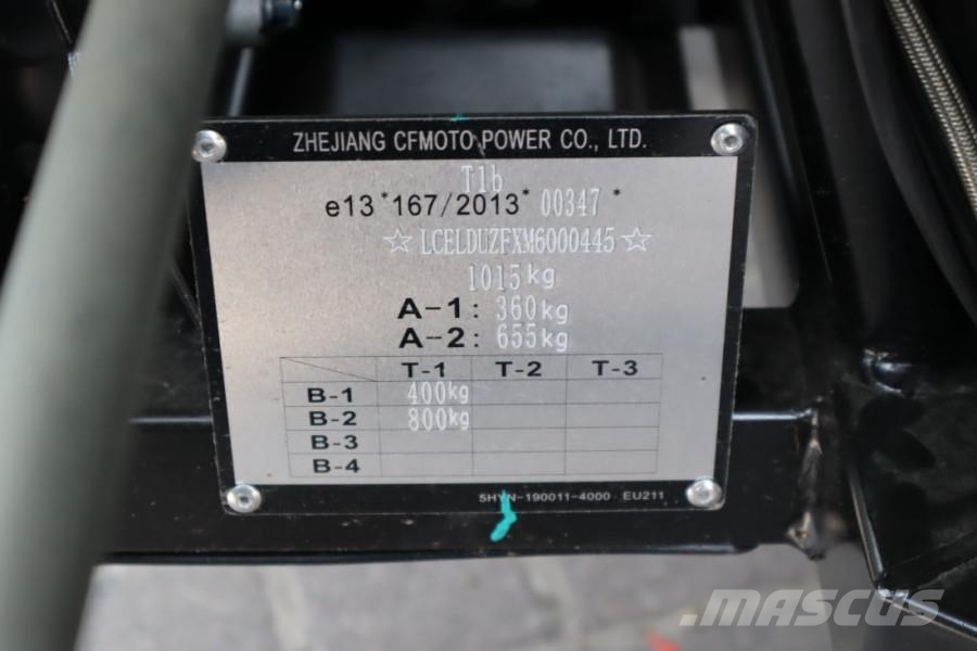 CFMoto UFORCE 600 Valid Inspection, *Guarantee! Dutch Reg ATV