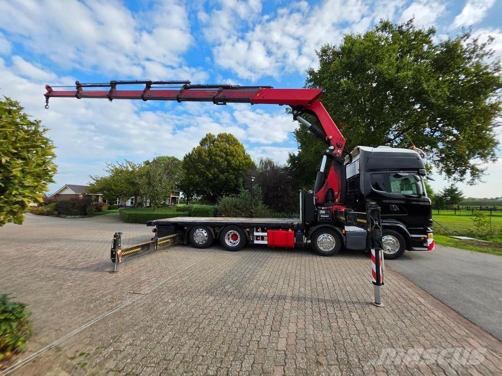 Scania R490 8x2 EURO6!! HIAB 85TM! REMOTE CONTROL!! TOP!! Maastikutõstukid