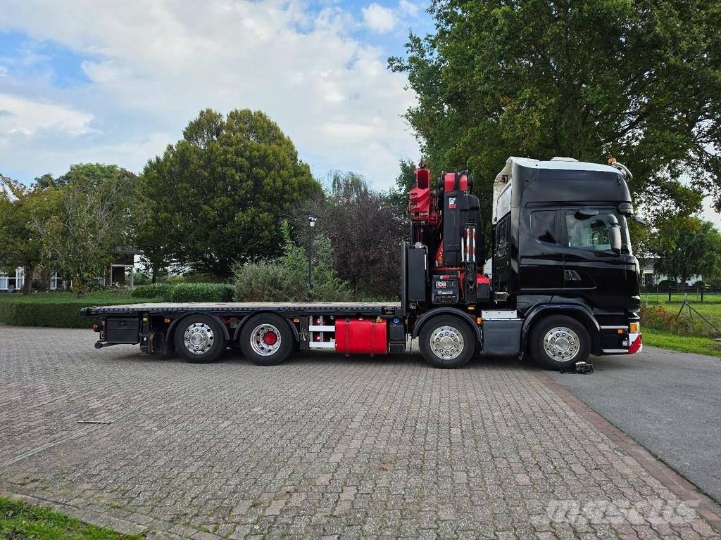 Scania R490 8x2 EURO6!! HIAB 85TM! REMOTE CONTROL!! TOP!! Maastikutõstukid
