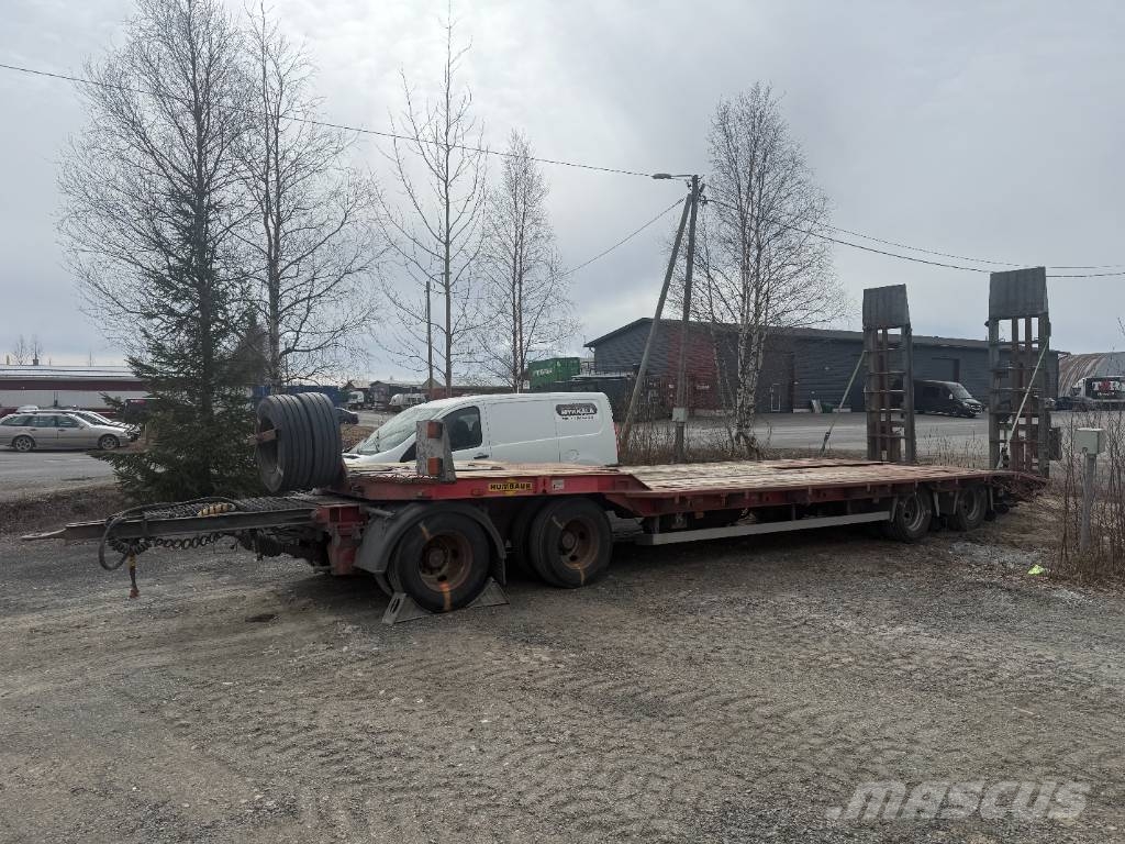 Humbaur 4 akselinen 10m kansi Hydrauliset rampit Niski utovarivači