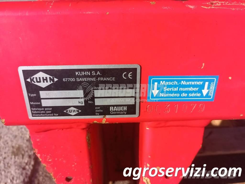 Kuhn MDS 735 Împrastierea mineralelor
