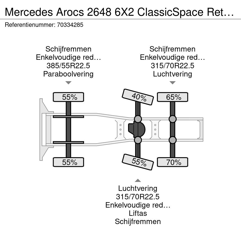 Mercedes-Benz Arocs 2648 6X2 ClassicSpace Retarder Hydraulik Pal Trekkers