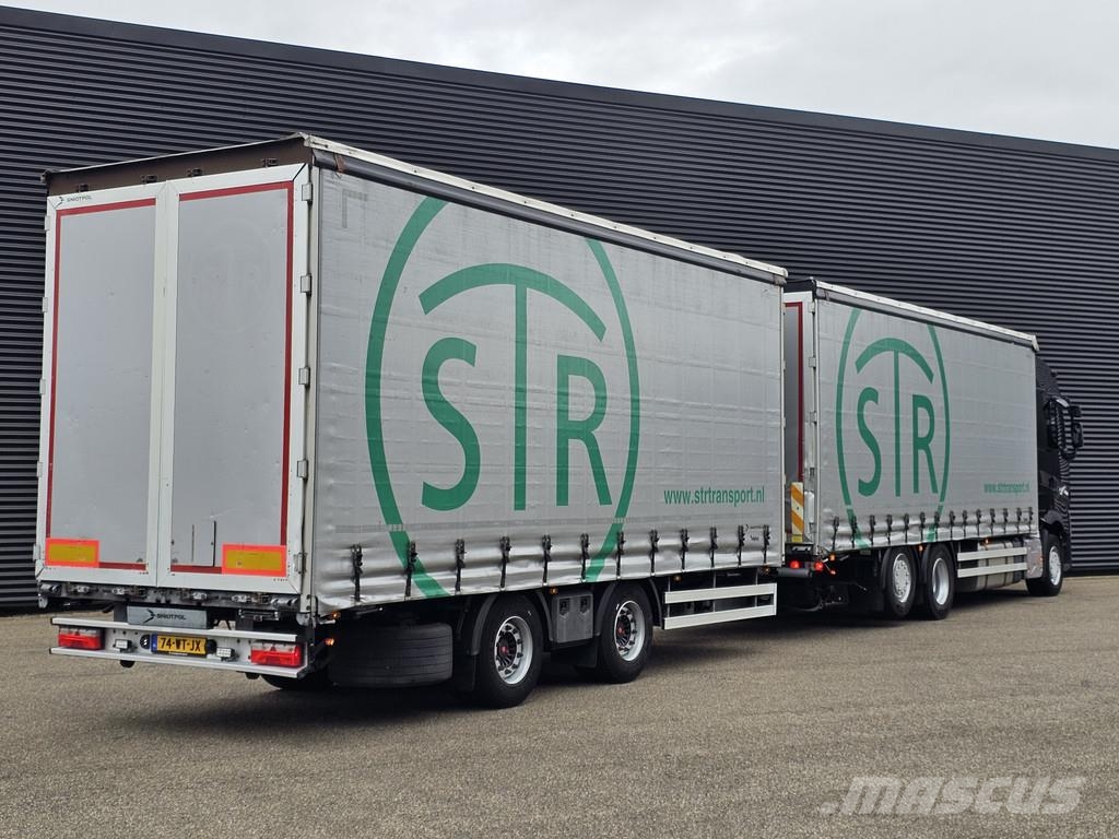 Renault T480 6x2 / COMBI / HEFDAK / SCHUIFDAK / LAADKLEP Tovornjaki s ponjavo
