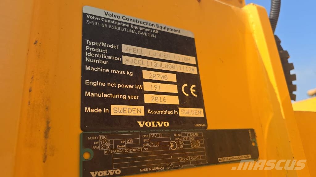 Volvo L 110 H Колесни товарачи