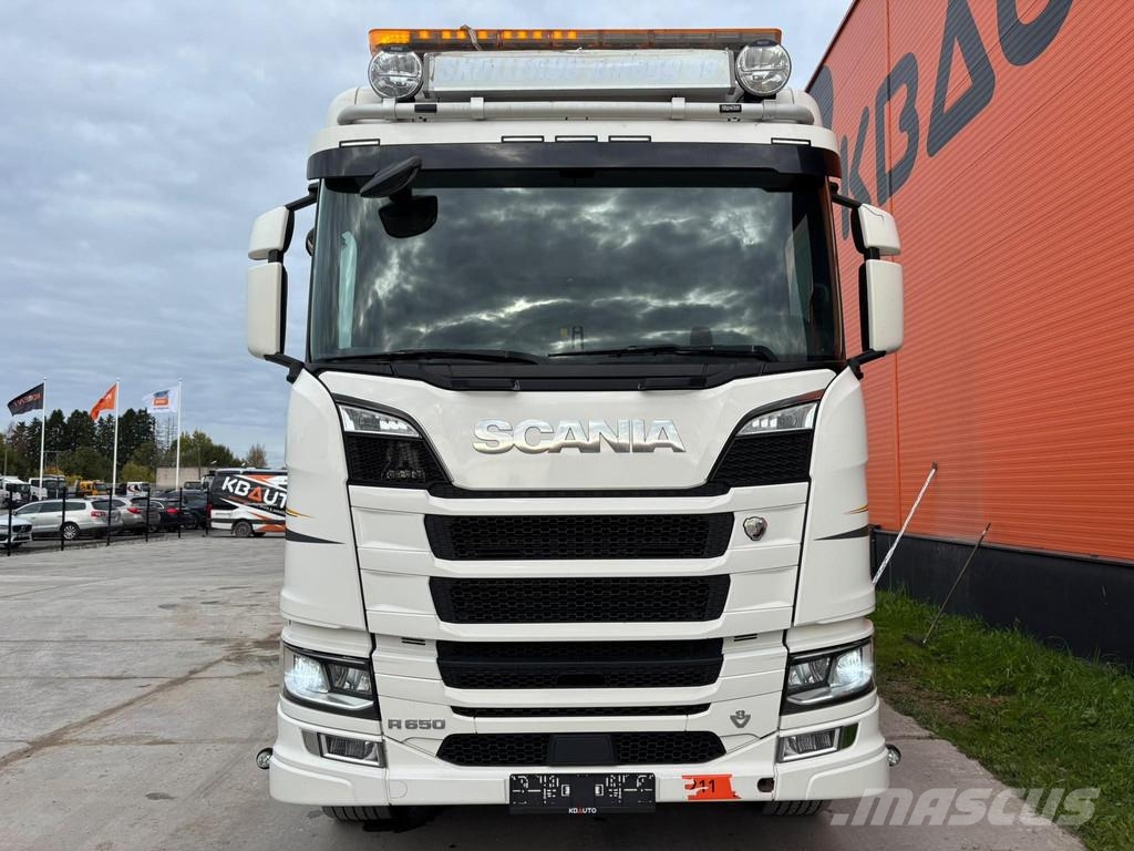 Scania R 650 6x4 FULL STEEL / RETARDER / BOX L=4536 mm Tipper trucks