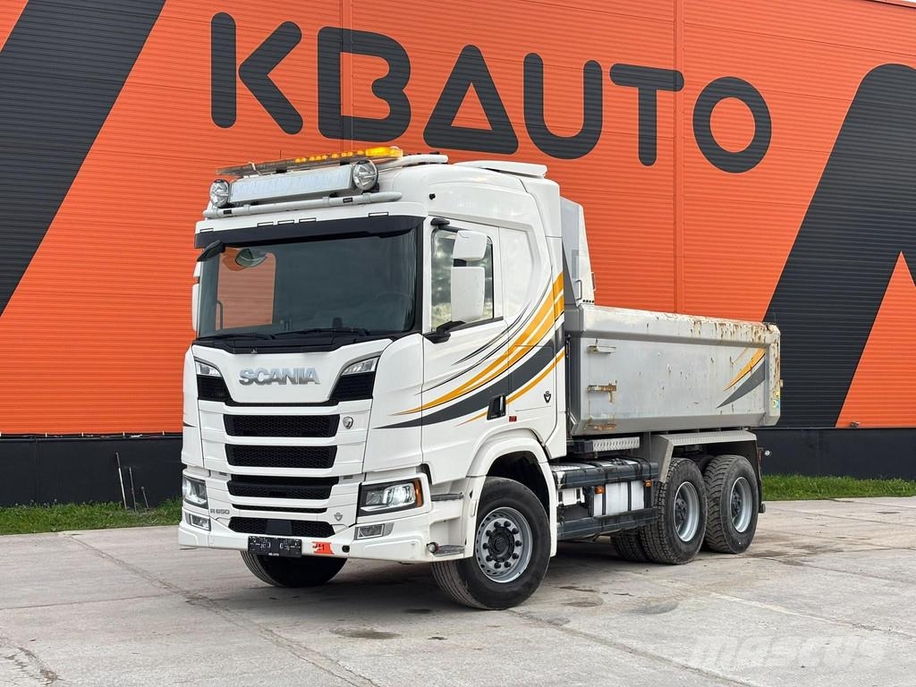 Scania R 650 6x4 FULL STEEL / RETARDER / BOX L=4536 mm Tipper trucks