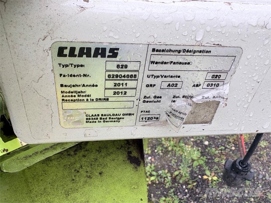 CLAAS Volto 870 Граблі і сінозворушувачі