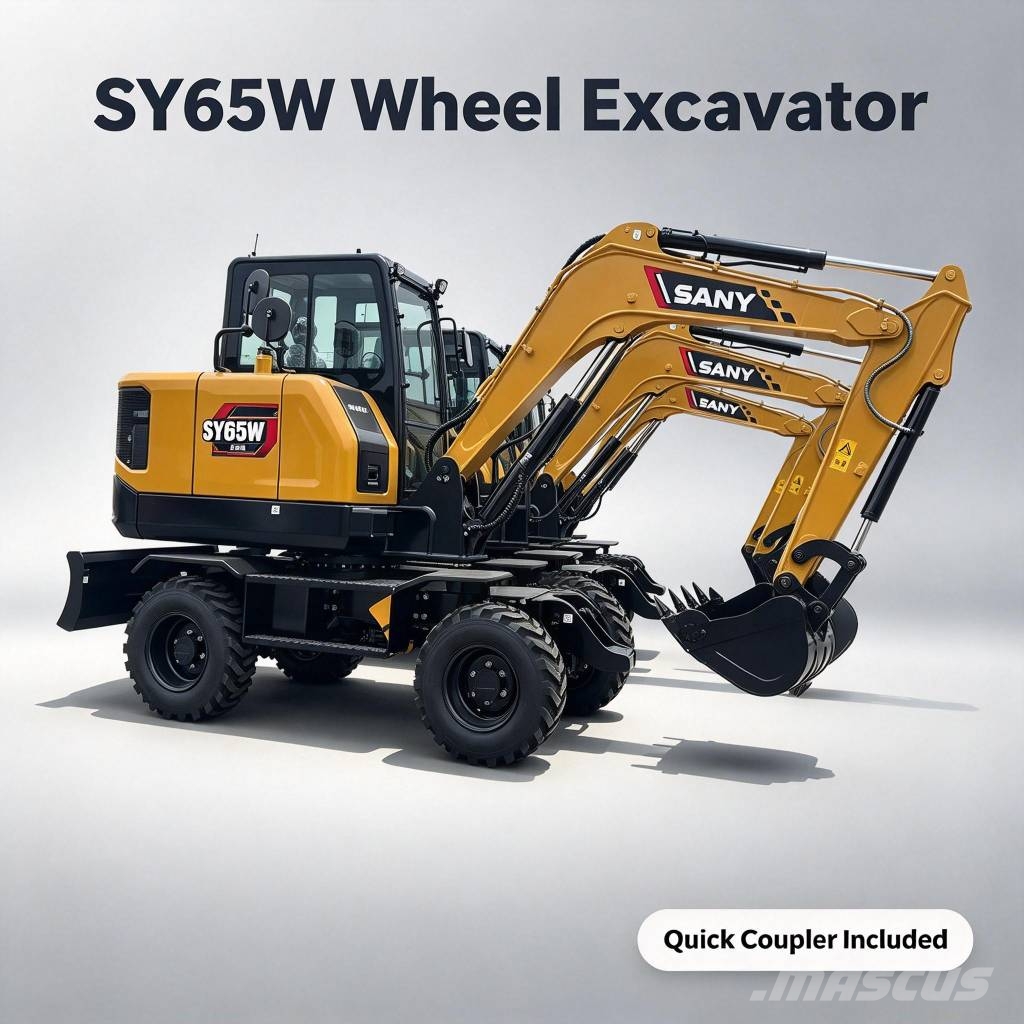 Sany SY 65 W Гусеничні екскаватори