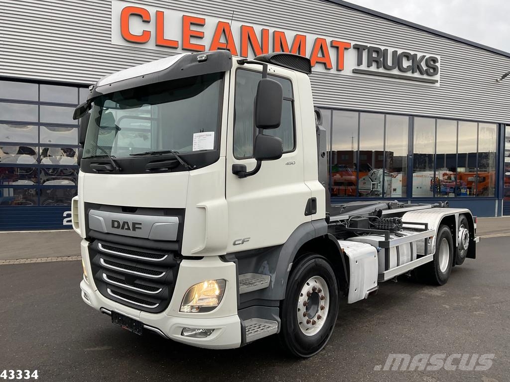 DAF FAN CF 450 Euro 6 ZF Intarder VDL 21 Ton haakarmsy gancho Caminhões Roll-on Roll-off