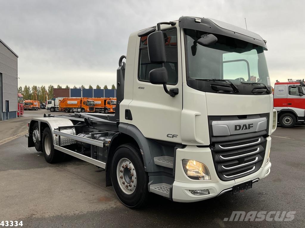 DAF FAN CF 450 Euro 6 ZF Intarder VDL 21 Ton haakarmsy gancho Caminhões Roll-on Roll-off