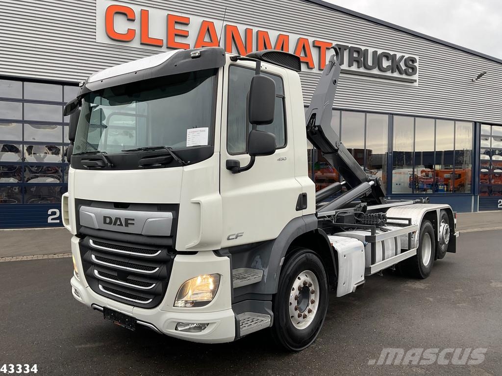 DAF FAN CF 450 Euro 6 ZF Intarder VDL 21 Ton haakarmsy gancho Caminhões Roll-on Roll-off