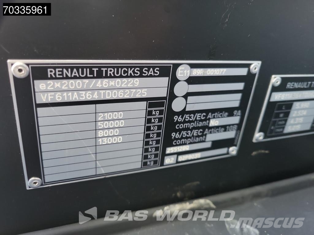 Renault T 480 4X2 Sleepercab Hydraulic ACC Тягачі
