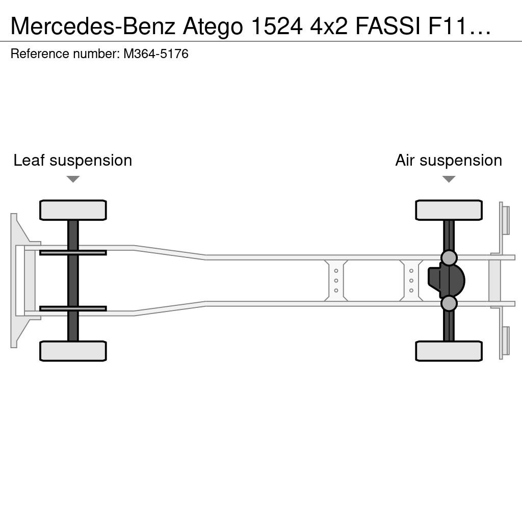 Mercedes-Benz Atego 1524 4x2 FASSI F110A24 / PLATFORM L=6884 mm Smagās mašīnas ar celtni