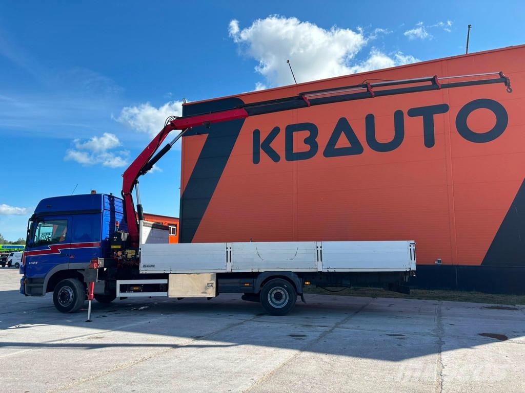 Mercedes-Benz Atego 1524 4x2 FASSI F110A24 / PLATFORM L=6884 mm Smagās mašīnas ar celtni