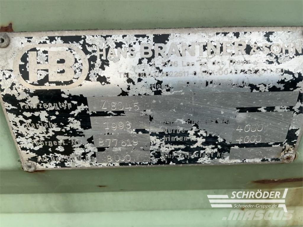 Brantner Z 8045 Yleisperävaunut